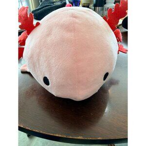 Honey Maru Axolotl Plush Toy Pink & Red Soft Stuffed Animal 2021 Aliquantum Inte
